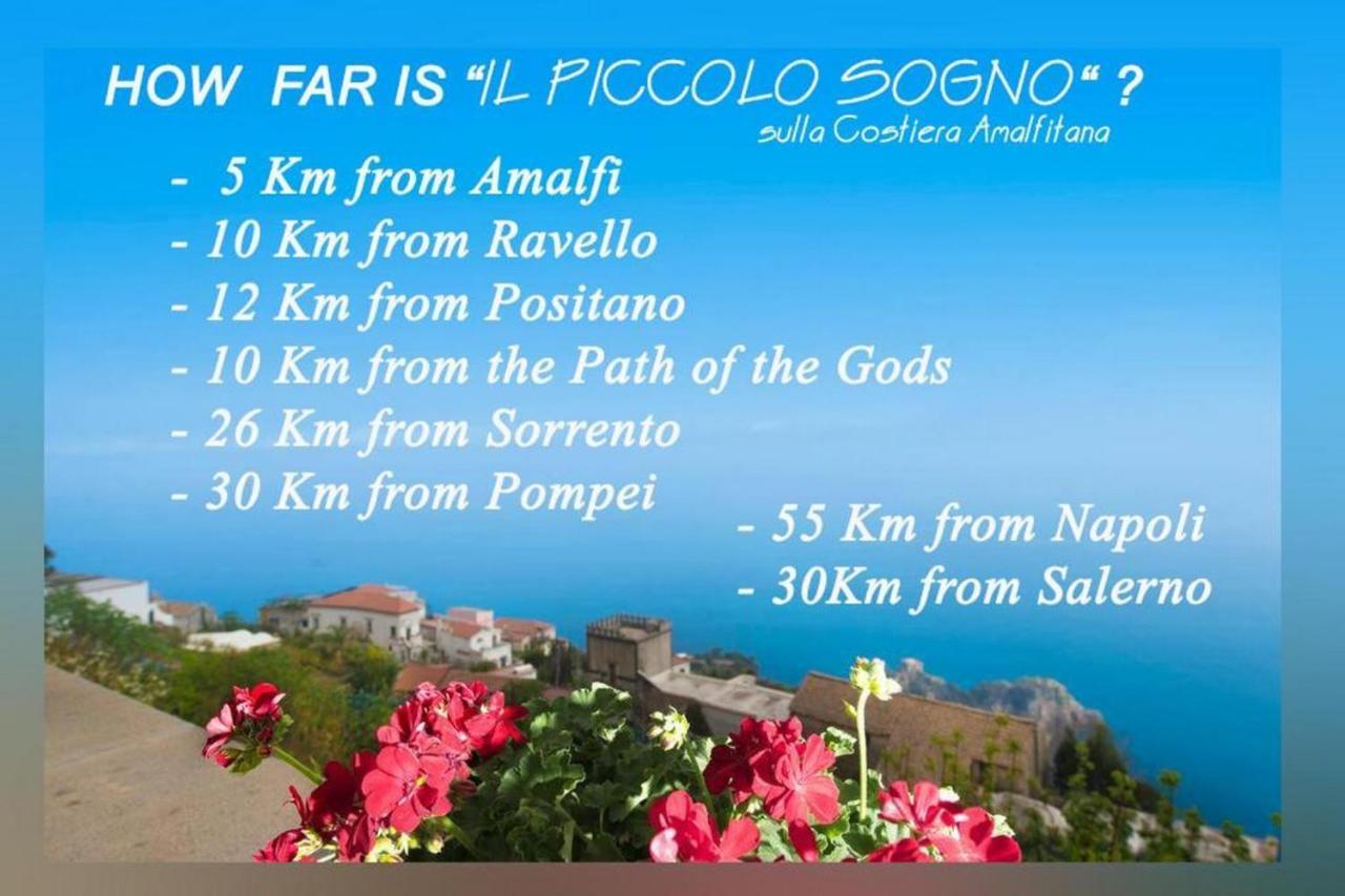 فيلا Il Piccolo Sogno In Costiera Amalfitana كونكا دي ماريني المظهر الخارجي الصورة